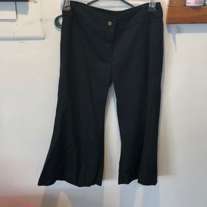 Black pant. Gold button